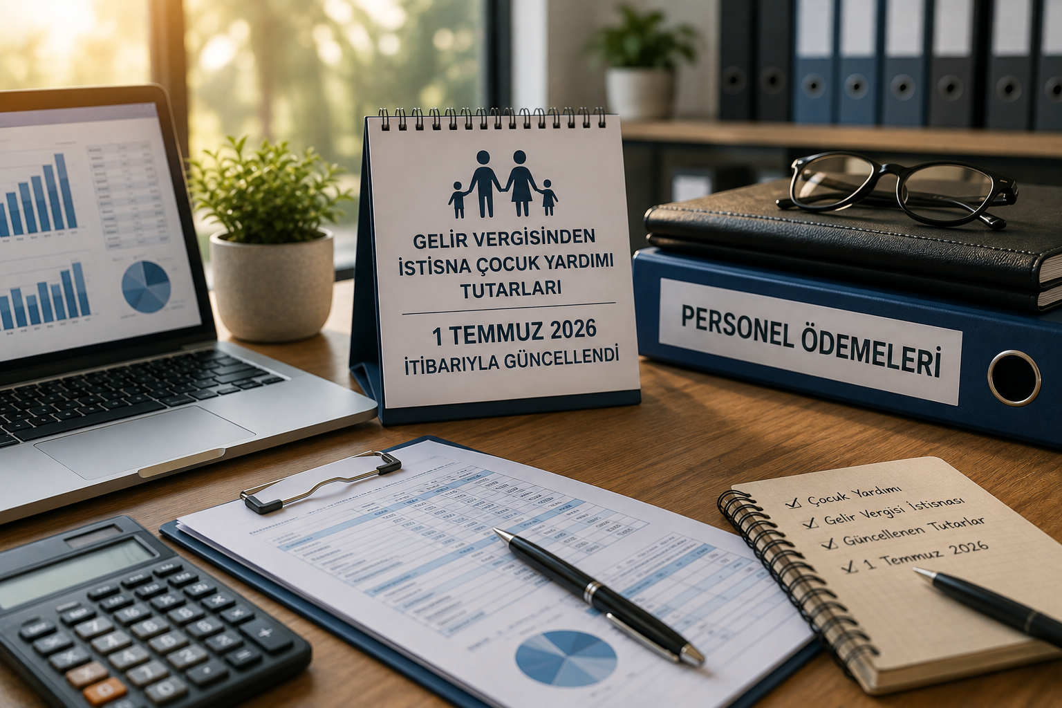 GELİR VERGİSİNDEN İSTİSNA ÇOCUK YARDIMI TUTARLARI 1 TEMMUZ 2026 İTİBARIYLA GÜNCELLENDİ